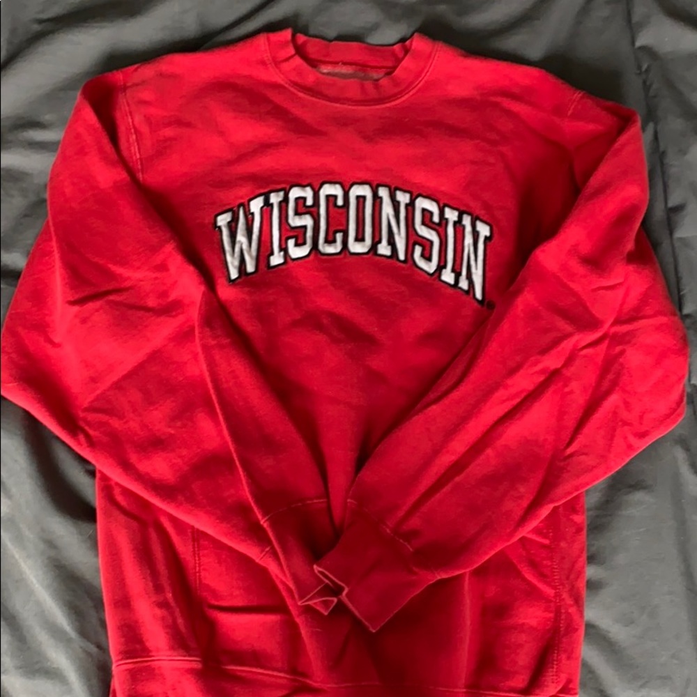 Vintage Crew Neck Wisconsin Sweatshirt